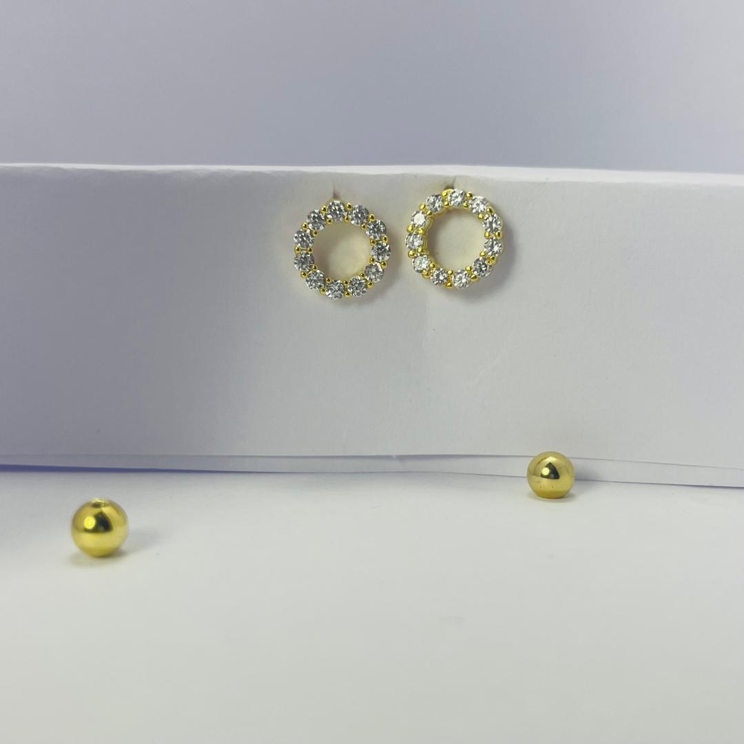 Boucles d'oreilles ronde